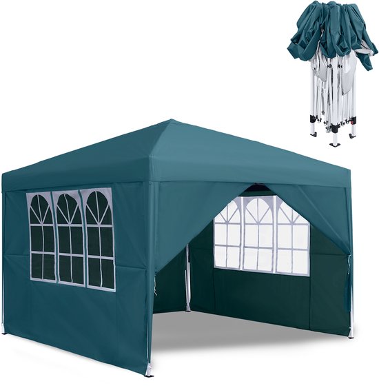 UISEBRT Pop-up paviljoen, 2,5 x 2,5 cm, waterdicht, stabiel