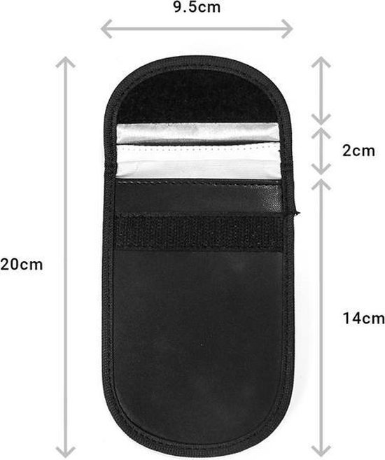 Defa Disklok Sleutelhoes RFID - Maat L - Anti-skimming - DE 6517