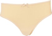 RJ Bodywear Pure Color dames string extra hoog (1-pack) - beige - Maat: 4XL