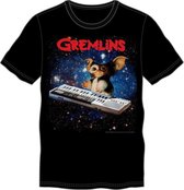 Gizmo Playing Keyboard Black Tee