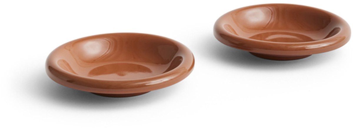 Hay Barro diep bord Ø20 set van 2 Naturel