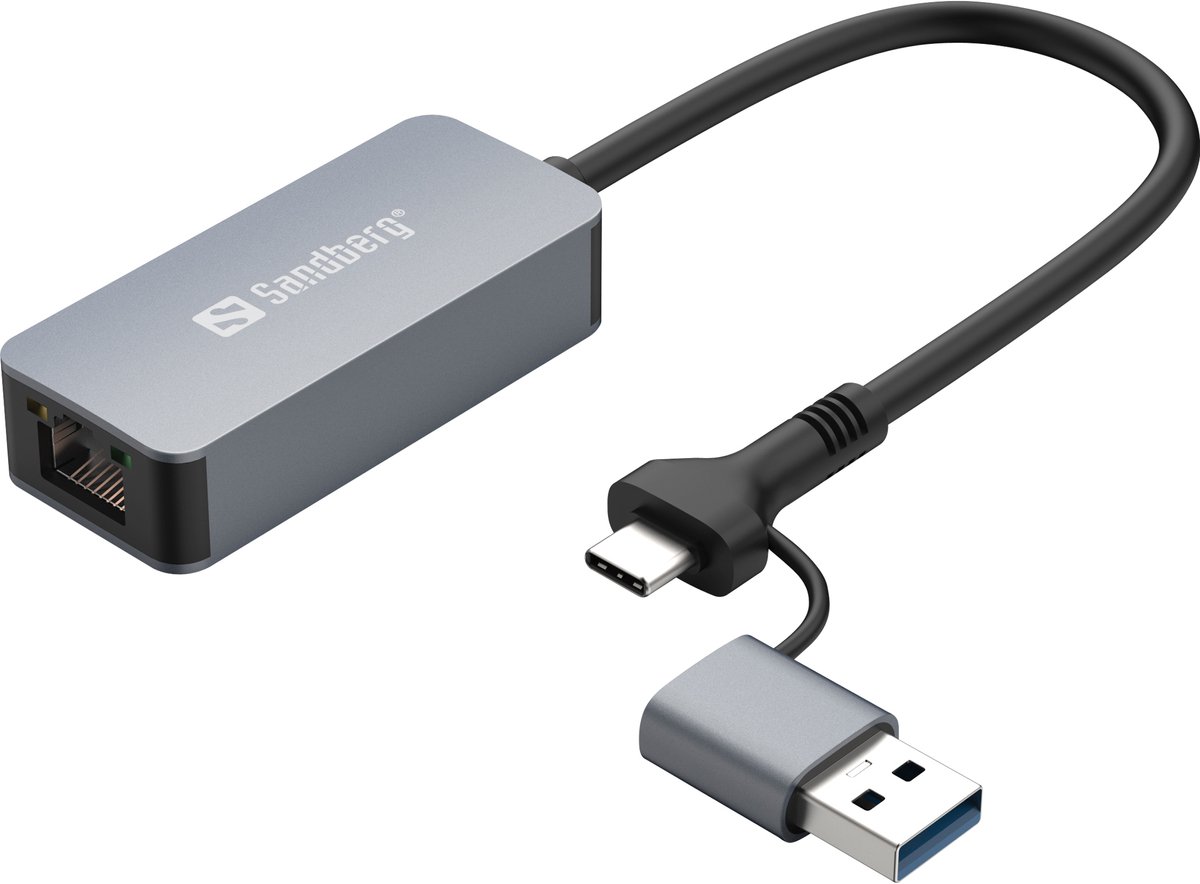 Sandberg - 136-68 - netwerkkaart- Ethernet - 2500 Mbit/s