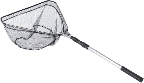 Fishxpro Allround Schepnet Set - Telescopisch Schepnet 50x50cm Onthaakmat 100x30cm