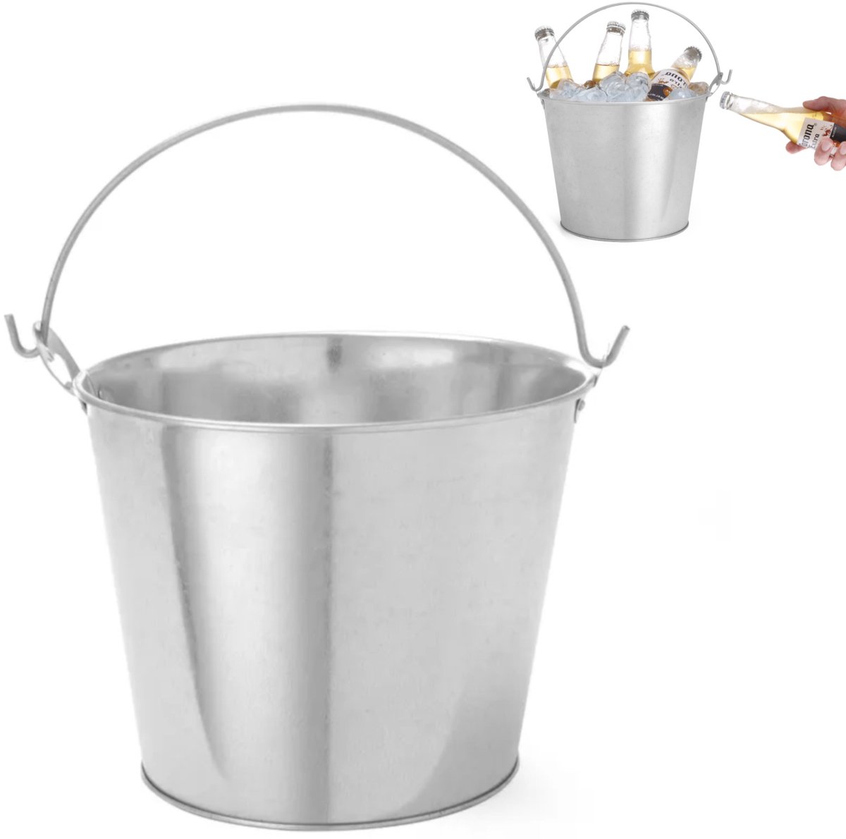 Bar Up Hendi Serie - Ijsemmer met Flesopener - Ø230 mm - Hoogte 180 mm