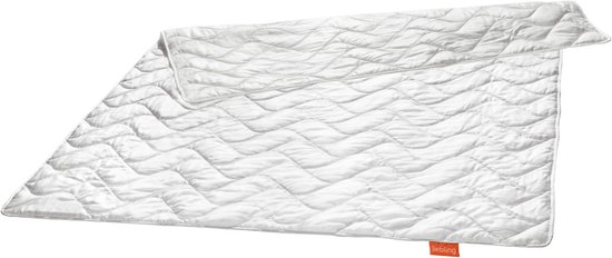 liebling dekbed van wilde zijde 135 x 200 cm | lichtgewicht dekbed | gemaakt van 100% natuurlijke wilde zijde | vulgewicht: 550 gr. | wit