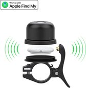 MicFlip - Fietsbel inclusief tracker - Fiets tracker - Fiets anti diefstal - Airtag fiets - Apple Find My - MFI gecertificeerd door Apple - Onbeperkte lokalisering - Fietsbel zwart