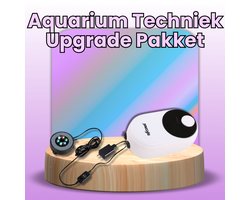 Aquarium Techniek Upgrade Pakket – Krachtige Luchtpomp en LED Beluchting in één