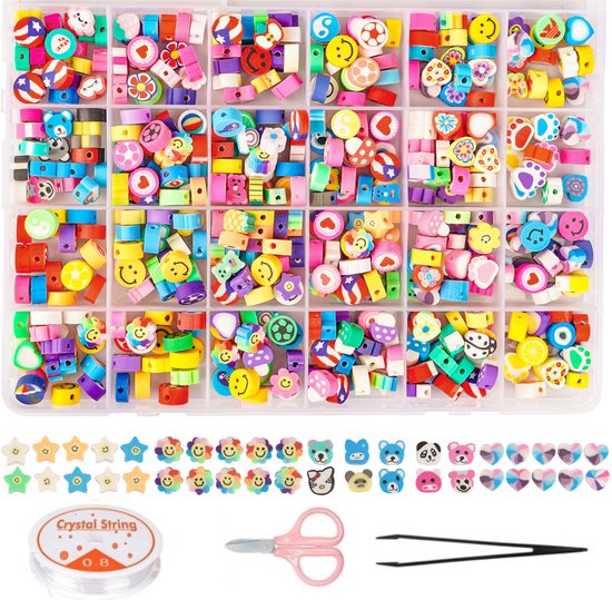 BOTC knutselen Meisjes - Armbandjes maken meisjes - 24+ kleuren - Sprankelende Sieraden Maken Pakket - Kralen Set