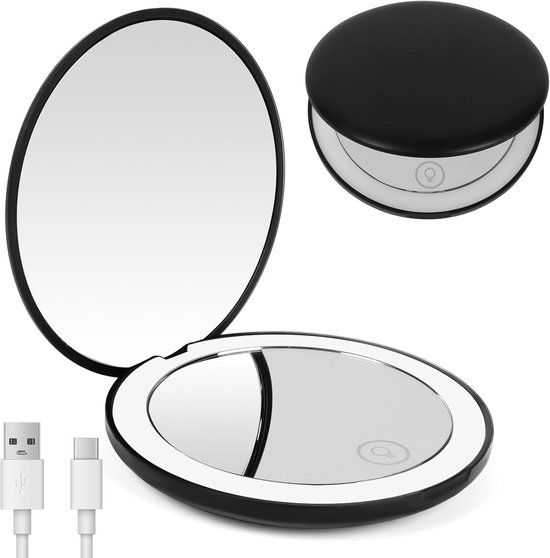 Sapho Taran - Spiegel In Een Frame Met LED Verlichting En Verwarming Diameter 700 Mm Touch Sensor Make Up Spiegel Brons Ta070z
