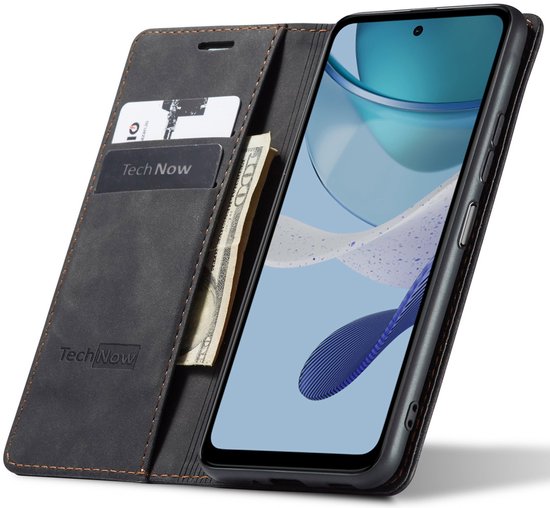 Étui portefeuille en Cuir Slimline Zwart pour Xiaomi Redmi Note 14 Pro 4G / 14 Pro 5G / 14 Pro Plus 5G / Poco X7