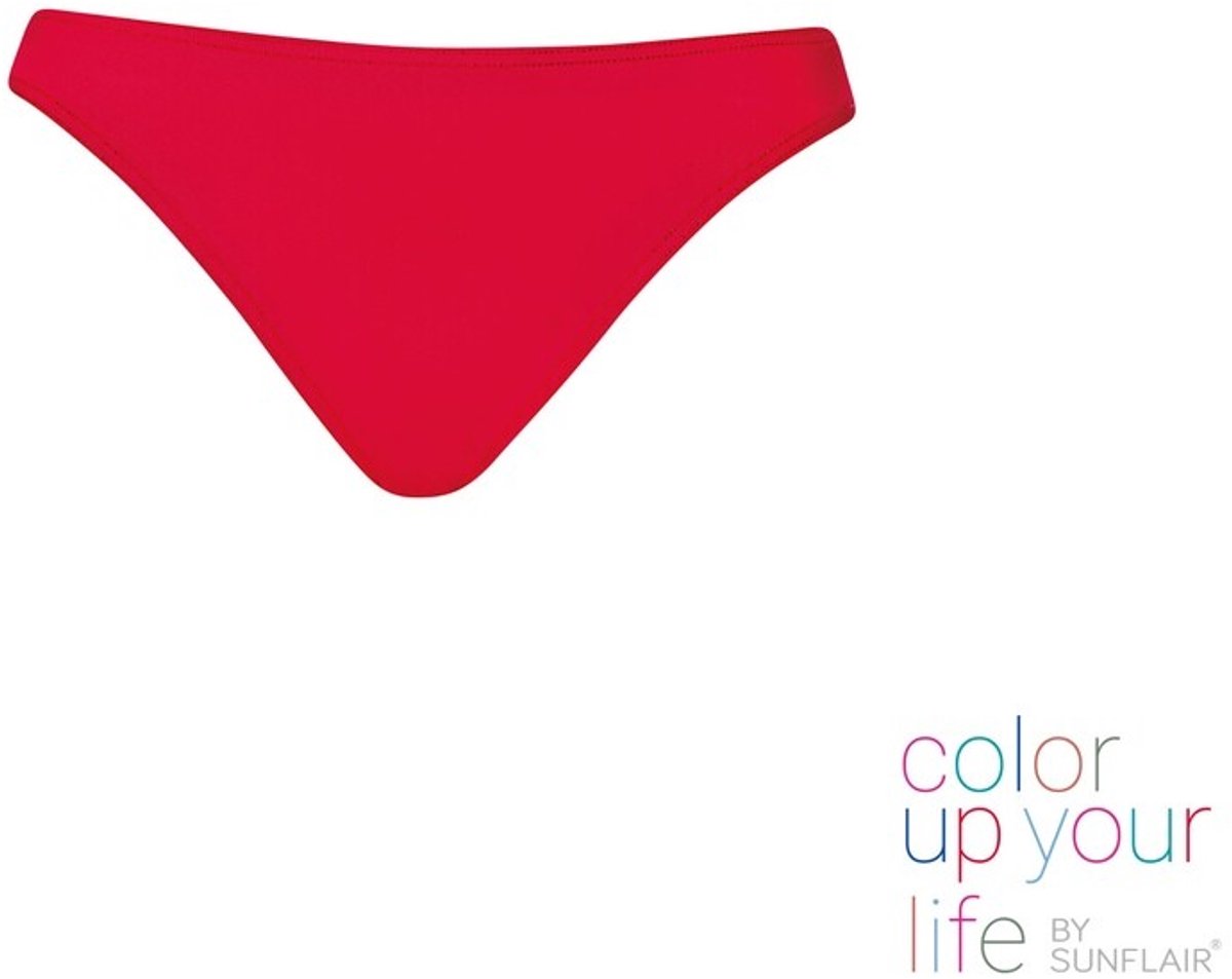 Sunflair "Colour Up Your Life" - Mix & Match - Verstelbare bikinislip - Rood - Maat 48