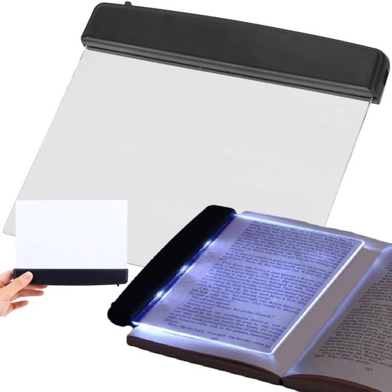 Lampe de Lecture LED, Book Light, Taille réduite, Protection des Yeux, Portable, Blanc