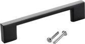 SOTECH meubelgreep BLACKLINE XII BA 96 mm zwart mat aluminium (lengte 121 mm, breedte 9 mm, hoogte 28 mm) ladegreep keukengreep
