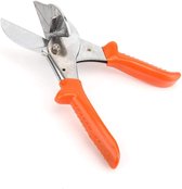 Plintenschaar - Laminaatknipper - Verstekschaar 45 tot 135 graden - RVS - Plintenknipper - Plintentang - Plintenschaar Voor Plakplint - Oranje