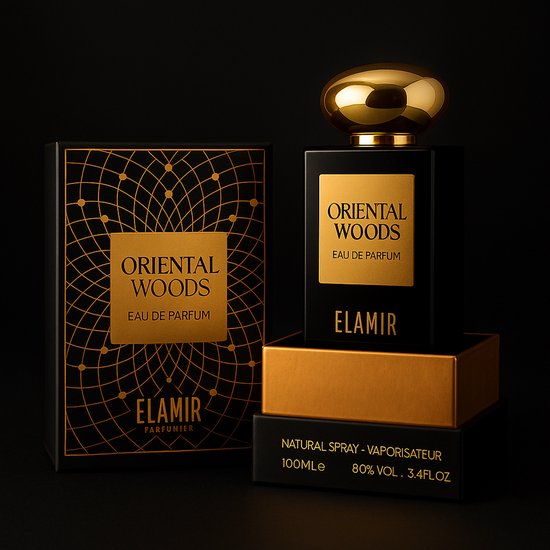 Eau de Parfum Oriental Woods 100 ml par EL AMIR - Parfum Unisexe - Al Oud Eau de Parfum mixte
