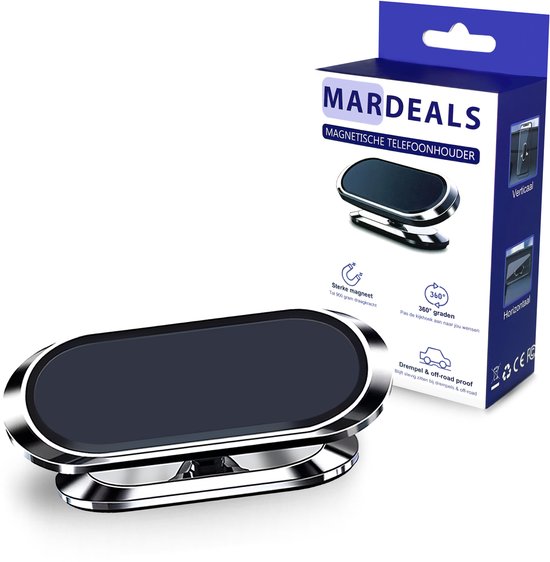 Mardeals Telefoonhouders Auto Magnetisch – Drempel Proof – Magneet GSM Houder – Auto Accessoires