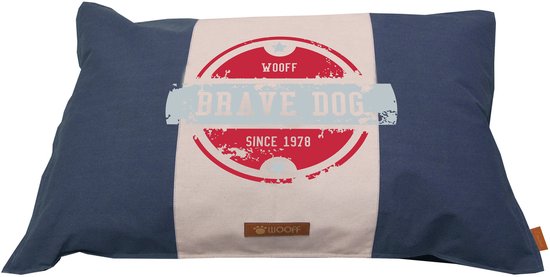 Wooff Hondenkussen Brave Dog - Hondenkussen - Marine