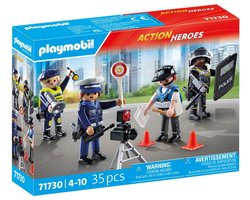 foto van PLAYMOBIL Action Heroes Politie figuren set 71730
