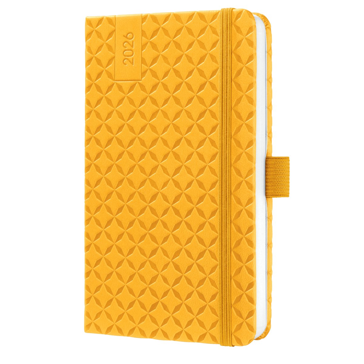 Sigel weekagenda Flair 2026 - formaat A6 - Mango Yellow - hardcover - SI-J6116