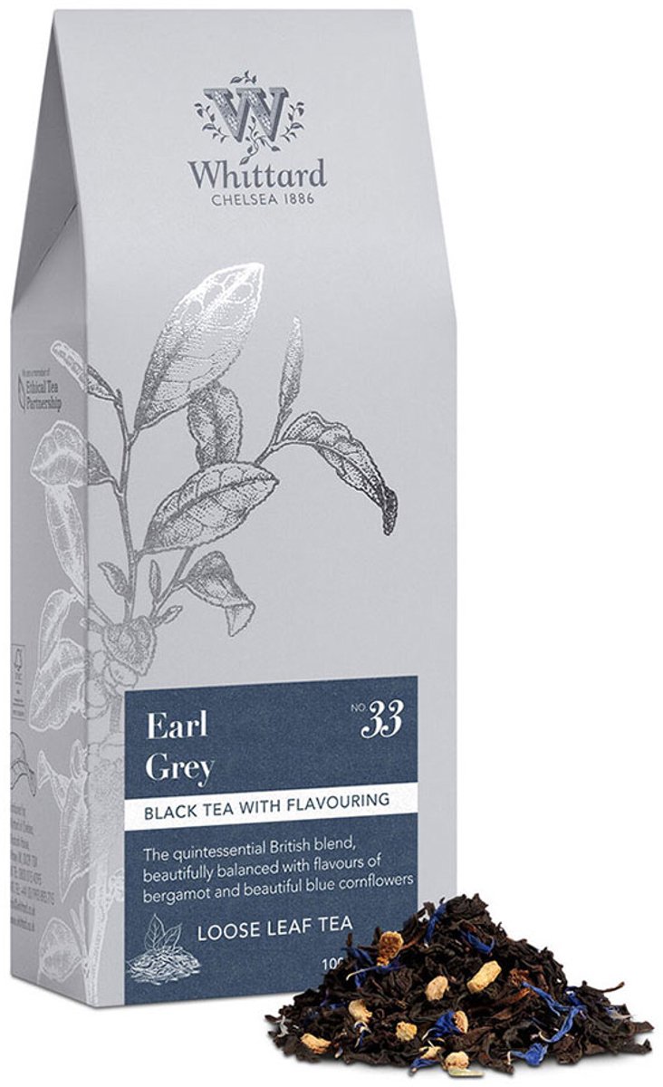 Zwarte thee Whittard of Chelsea Earl Grey, 100 g