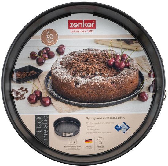 Springvorm met scharnier 30 cm Zenker Black Metallic