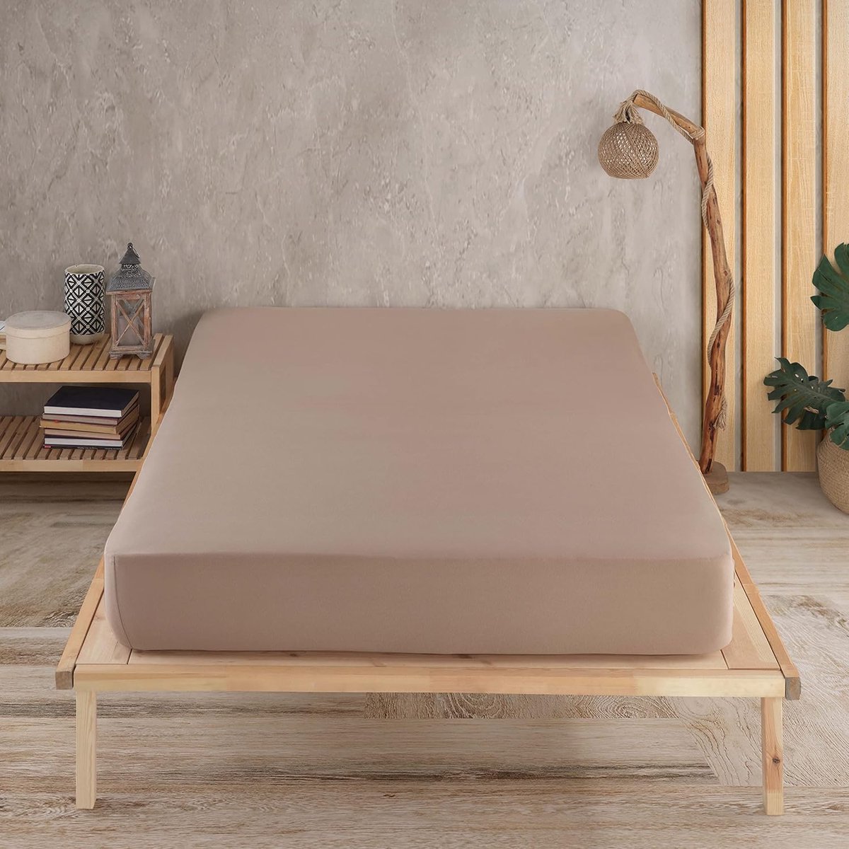 Ibenzoa® Zachte en Comfortabele Jersey Hoeslaken Topper - 100 x 200 cm - Voor Een Betere Nachtrust