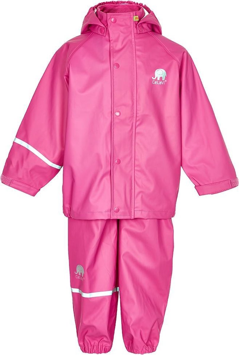 CeLavi Regenpak kinderen - Roze - maat 90 (86-98cm)