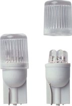 AutoStyle 4Q T-10 SuperBright LED Lampen 12V Wit (Stable) + Cap, set à 2 stuks