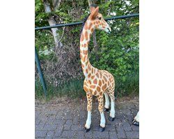 Goodyz- Jungle dieren- Giraf- staand - 150 cm hoog - Orginele kleur