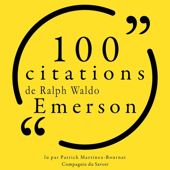 100 citations de Ralph Waldo Emerson - cover
