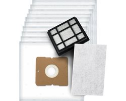 10x Dparts stofzuigerzakken en 1 HEPA filter geschikt voor Nilfisk One en Coupe Neo series - EPA 10 stofzuigerfilter hepafilter H10 - nr. 78601000 - 107414332