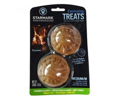 everlasting starmark treats large hondensnack- past alle starmark treat dispencers large - veggie kippensmaak 2 stuks opblister