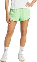 Short d'entraînement tissé taille haute adidas Performance Pacer 3 bandes - Femme - Vert - M 13 cm