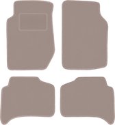 Beige velours vloermatten voor: Opel Crossland X crossover (2017-)