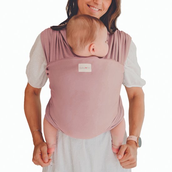 Babylonia draagdoek - Tricot-Slen Organic - soft pink