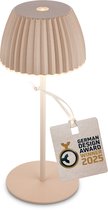 Bol.com BRILONER Champ mini - Oplaadbare Mini Tafellamp - snoerloze lamp - met touch dimbaar - voor binnen en buiten - german de... aanbieding
