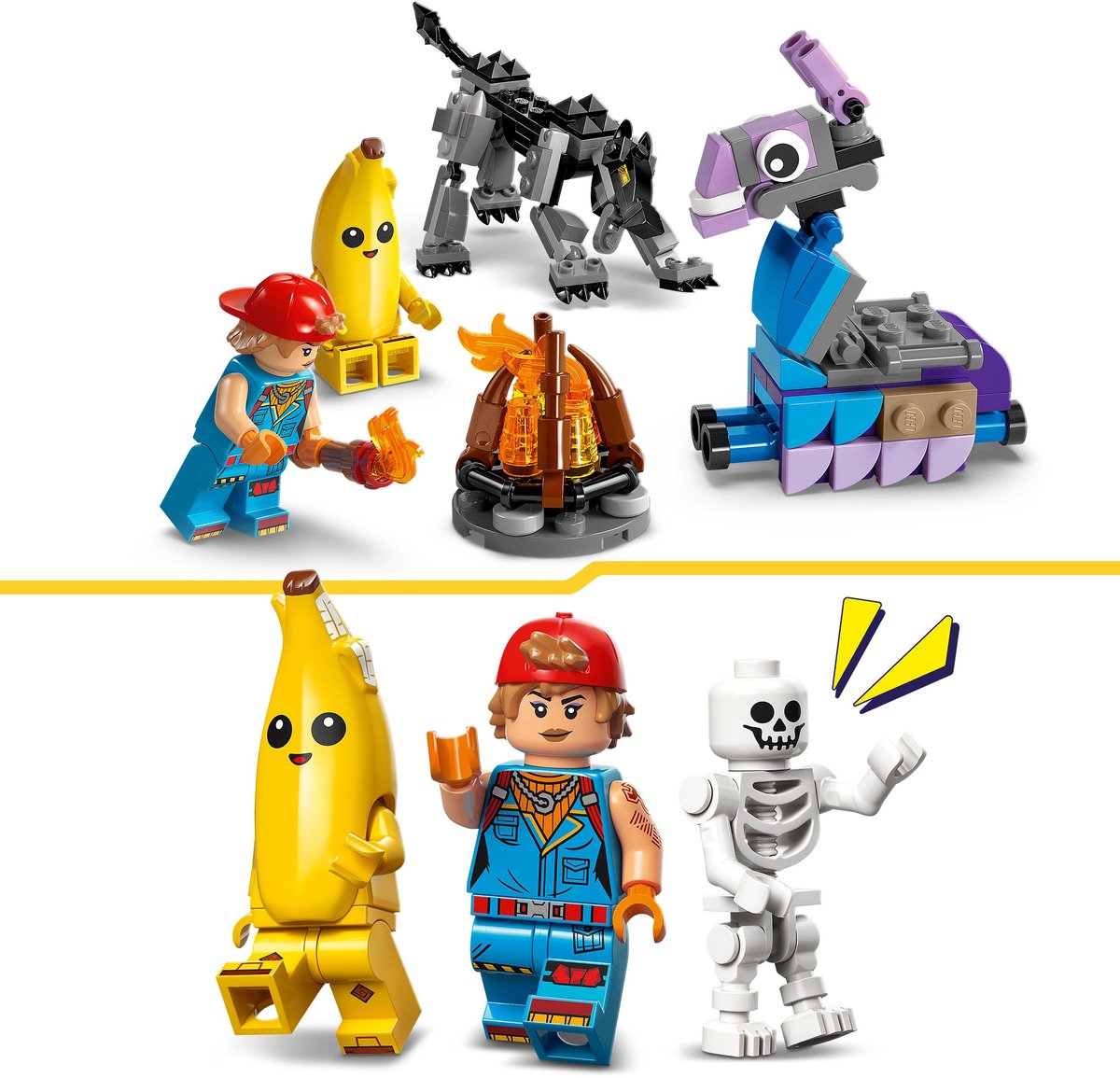 LEGO Fortnite Peely en Sparkplugs kamp - 250 onderdelen, 7+ thumbnail 4