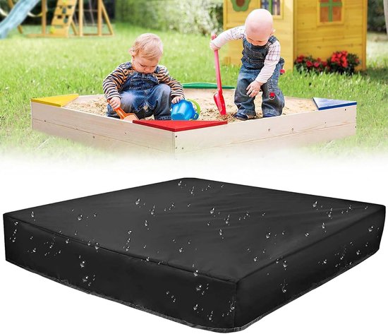 Flintronic Zandbakhoes Vierkant – Waterdicht, Met Trekkoord, Oxford-doek, 120x120 Cm – Beschermt Tegen Regen En Vuil