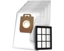 20x Dparts stofzuigerzakken en 1 HEPA filter geschikt voor Select / Power / Elite series - met motorfilter - stofzuiger type Classic Special Superior Eco Performance Comfort Allergy P10 P20 P40 - starter kit - 128389187 - 1471250500