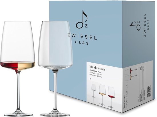 Foto: Zwiesel glas vivid senses wijnglas fruity delicate 1 0 535 ltr set van 2