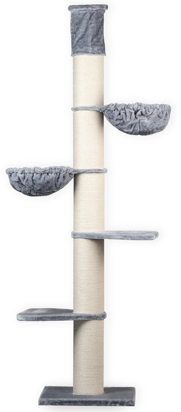 Foto: Lionto by dibea krabpaal katten 112 cm hoogte bruin