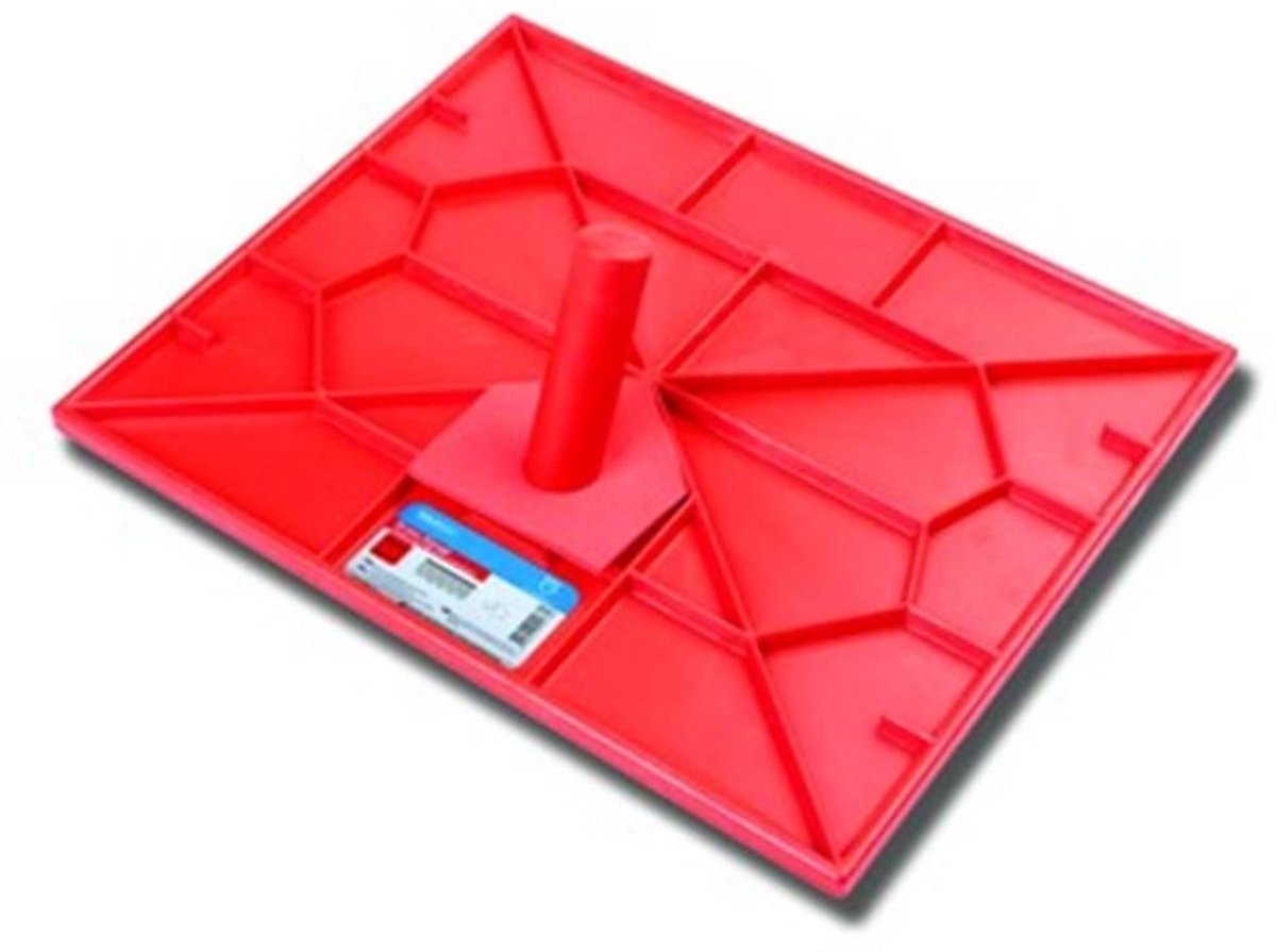 DEKOR Spaarbord, Breedte 360 mm lengte 440 mm , incl. handgreep - kleur rood