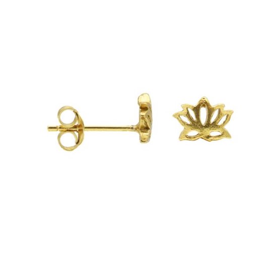 Karma Symbols oorbel M1726 XL Lotus