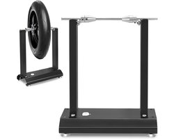 Aufun Bandenbalancer Motorfiets Balanceermachine Bandenbalancer met Kegelniveau en Steunpoten Bandenwisselaar Bandenwisselaar, 40x19x50cm
