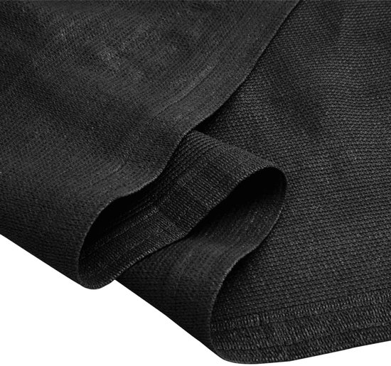 vidaXL - Tenttapijt - 400x500 - cm - zwart van Merkloos — afbeelding 4