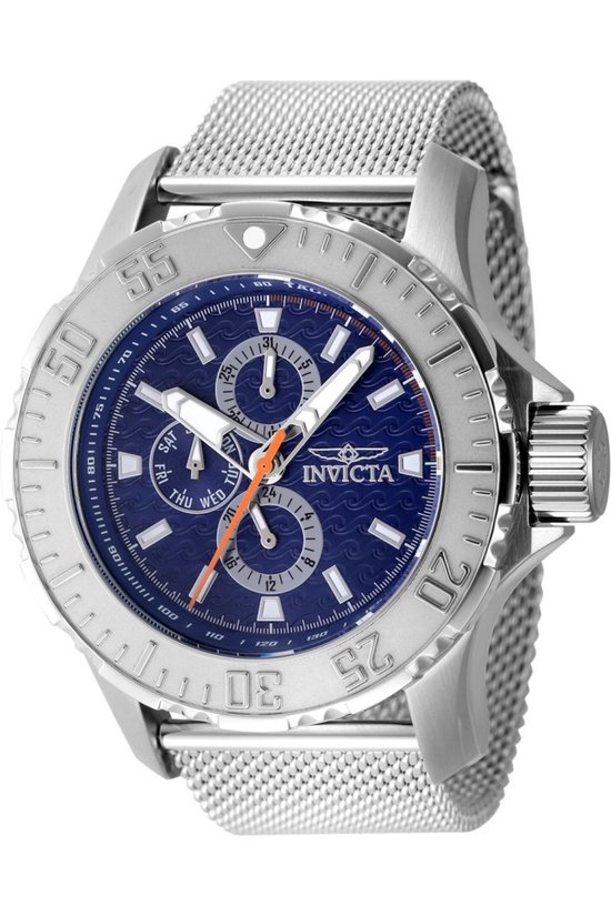Invicta Aviator 49253 Heren Horloge - Quartz Uurwerk   Roestvrij Staal Met Groene Wijzerplaat   50mm 1150613977