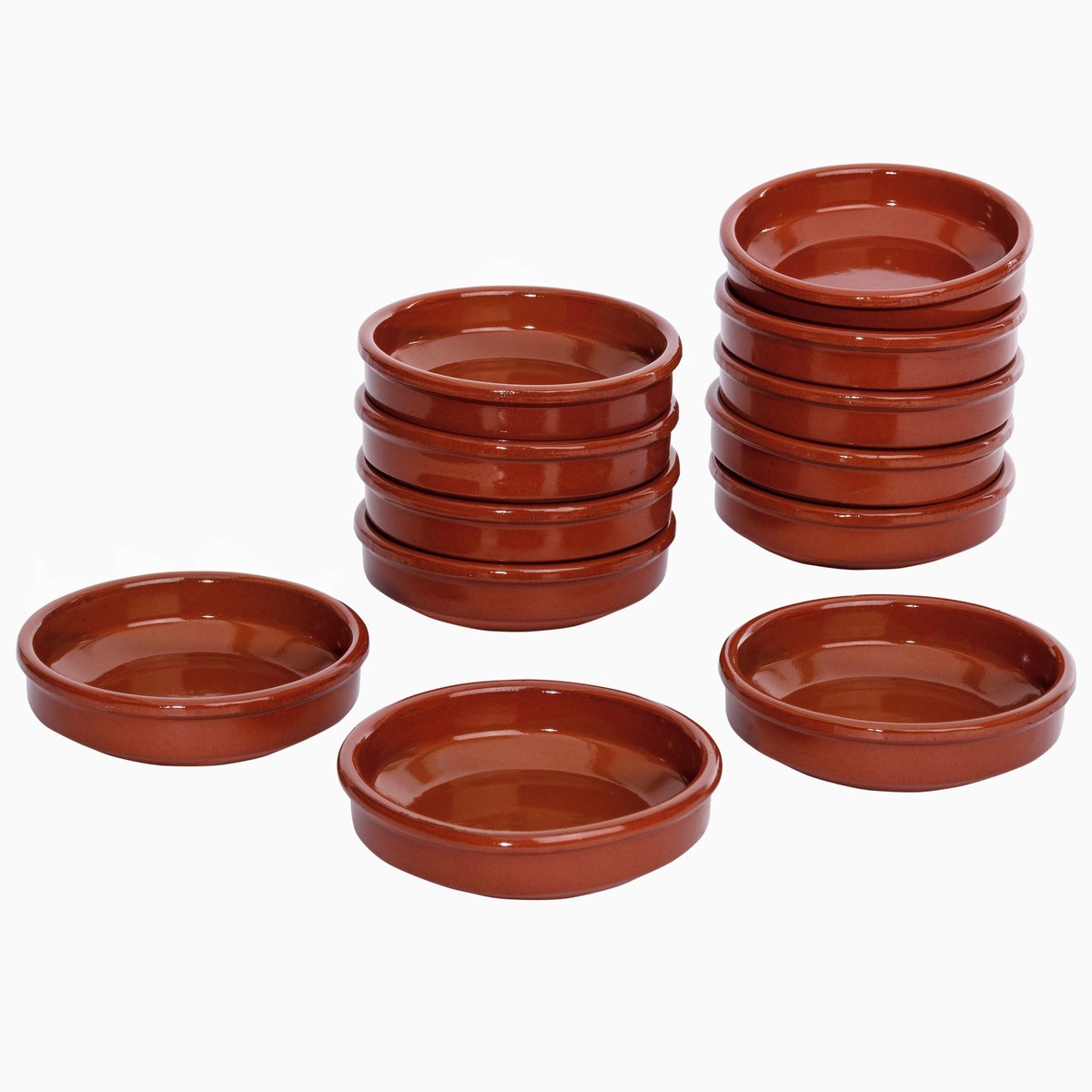 Set van 12 cazuela kleikommen Bruno 12cm S - 33355