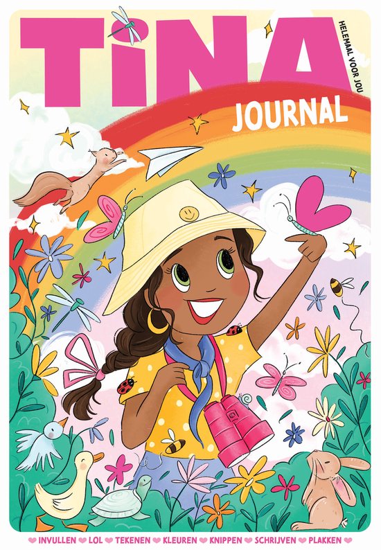 Tina boekspecial Vakantie Journal 2025 - Journal - Vakantieboek - Invul Dagboek - Dagboek Meisje - Journal Notebook - Journaling - DIY - Invulboek - Invullen - Schrijven - Notitieboek - Notitieboekje - Schrift - Tijdschrift - Tijdschriften - Doeboek