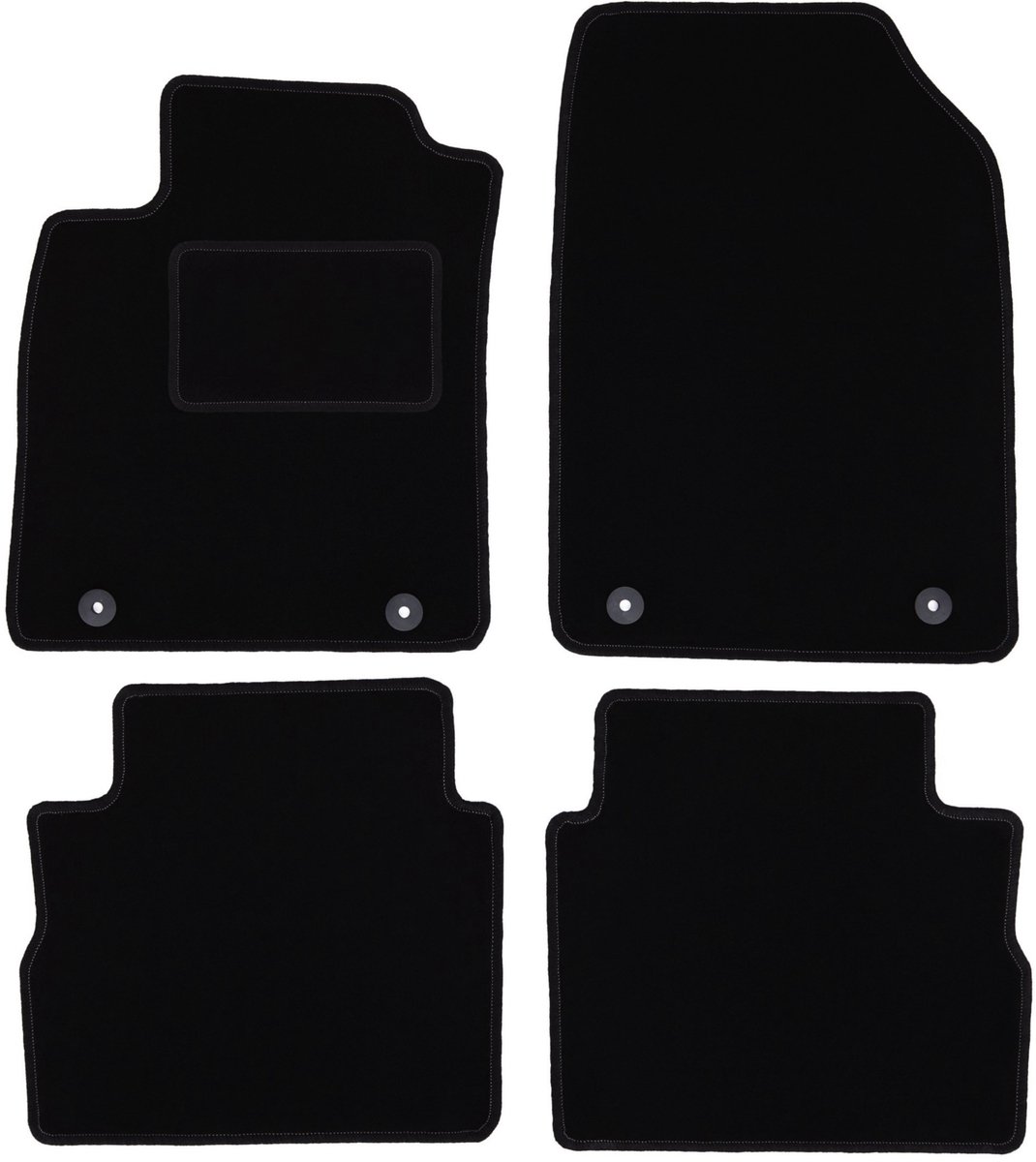 Zwarte veloursmatten voor: Opel Signum Kombi (2003-2008)