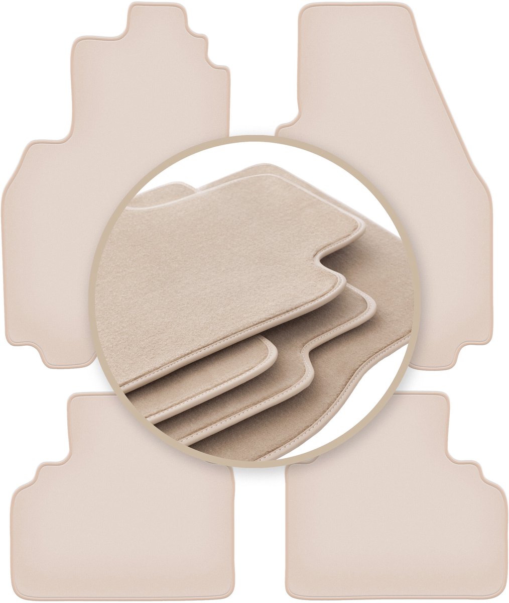PREMIUM beige vloermatten voor: Ford Cougar coupé 1998-2004